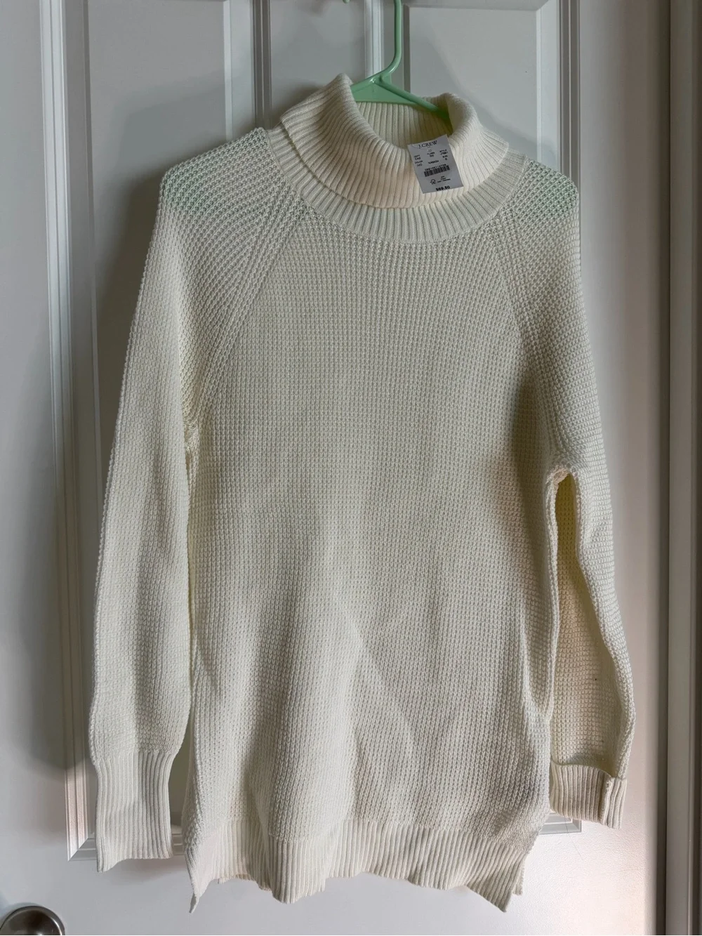 J. Crew Cream Turtleneck Sweater